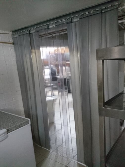 plastic door screen curtain