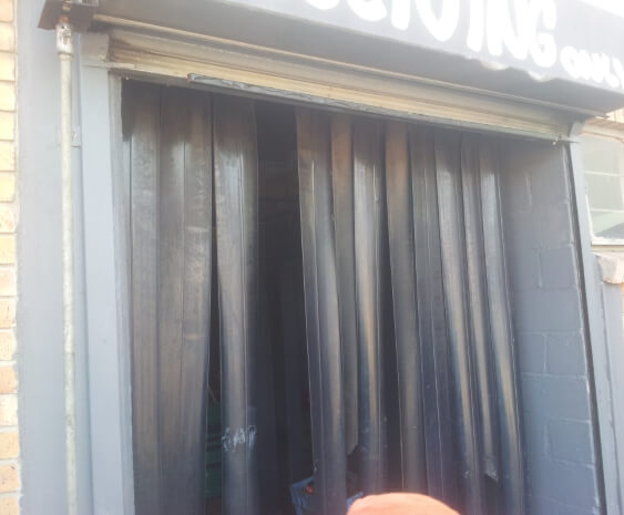 second hand strip curtains