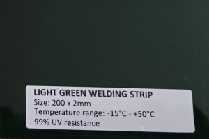 red welding strip curtain