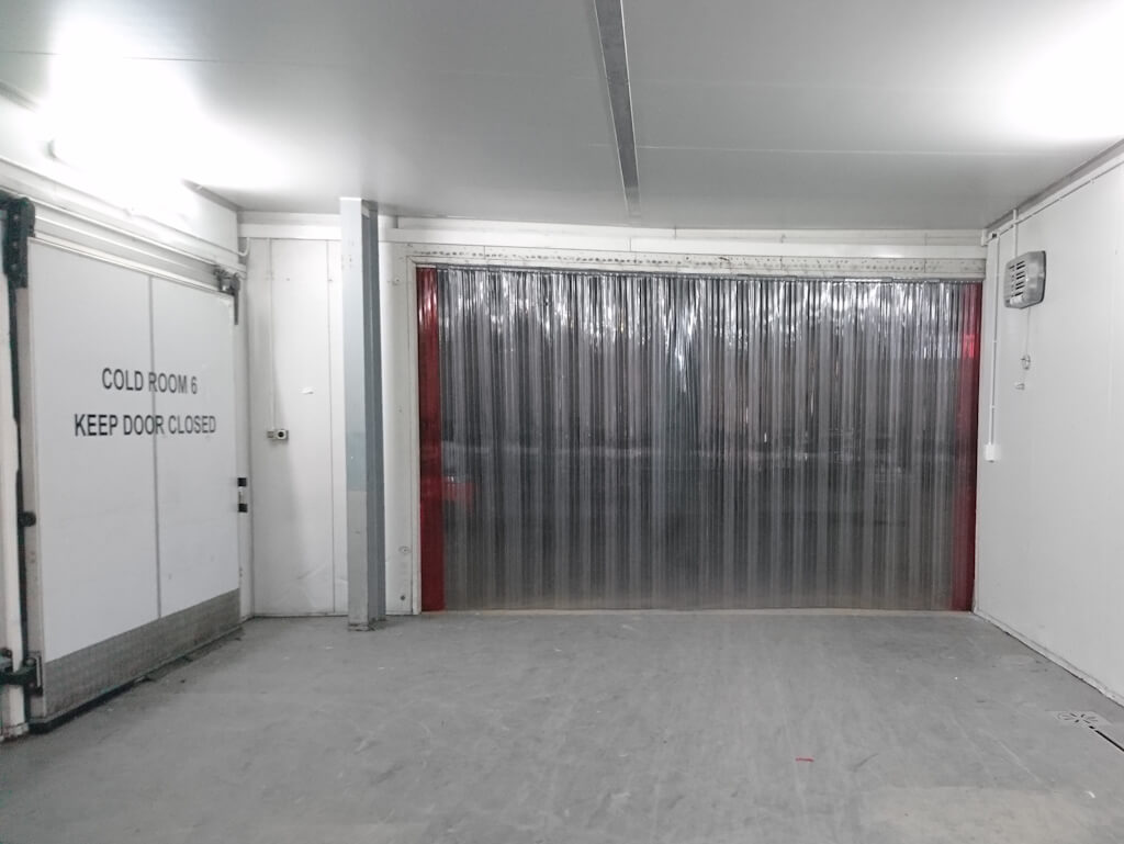 Clear polar PVC strip curtains